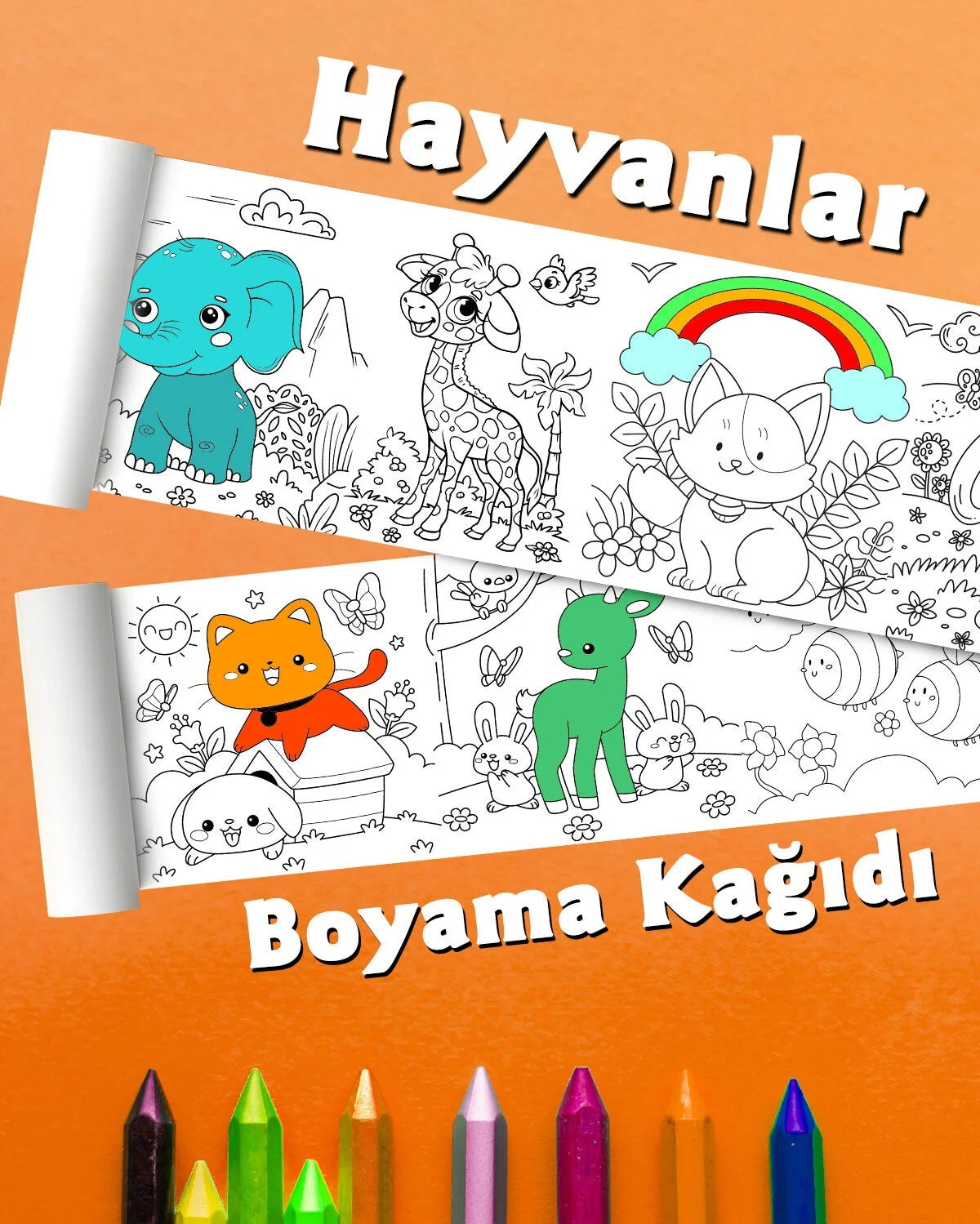 MoovaKids 4m Rulo Boyama Kağıdı