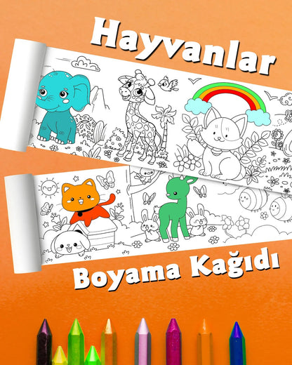 MoovaKids 4m Rulo Boyama Kağıdı