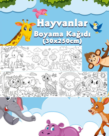 MoovaKids 4m Rulo Boyama Kağıdı