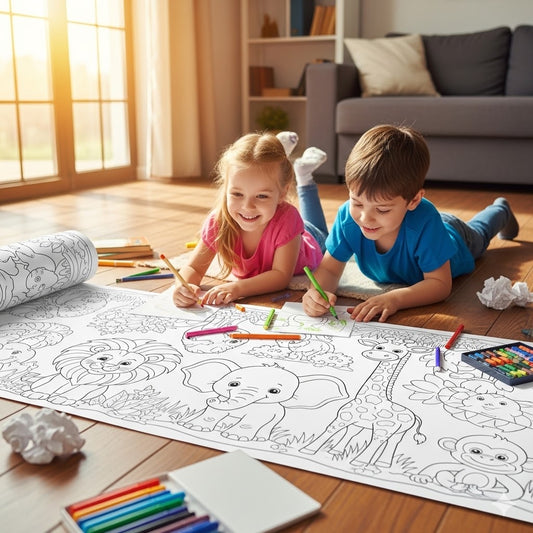 MoovaKids 4m Rulo Boyama Kağıdı