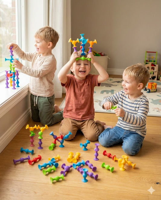 MoovaKids Vakumlu Duyusal Zeka Gelişim Yapı Seti